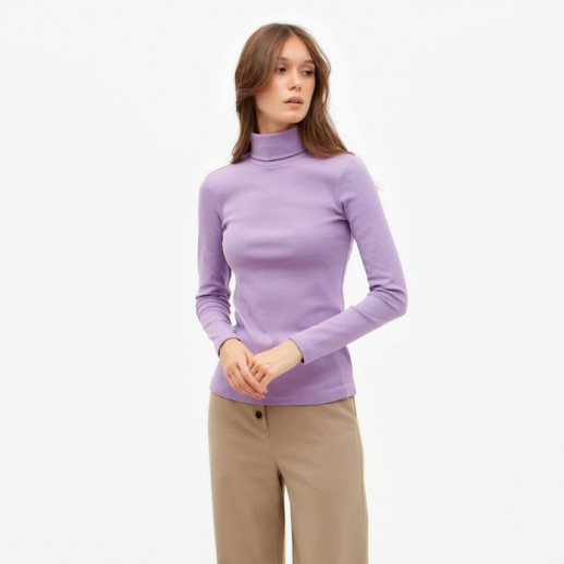 Водолазка женская MINAKU: Basic line цвет лиловый