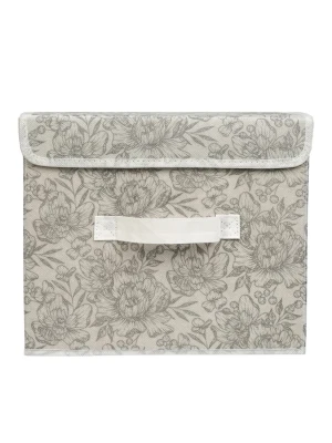 Короб для хранения Короб для хранения Grey Flower 30х40x25