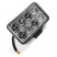 Противотуманная фара, 12 В, 8 LED, IP67, 6000 К, направленный свет