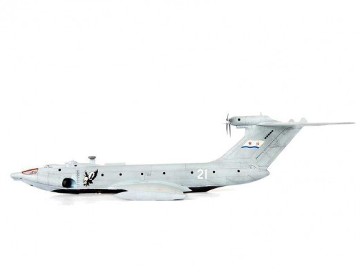 Сборная модель ZVEZDA Транспортно-десантный экраноплан А-90 "Орлёнок", 1/144