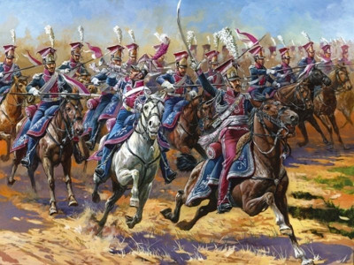 Сборные солдатики ZVEZDA Гвардейские польские уланы 1809-1815 г., 1/72