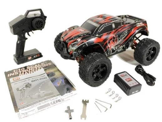 Радиоуправляемый монстр Remo Hobby MMAX UPGRADE (красный) 4WD 2.4G 1/10 RTR