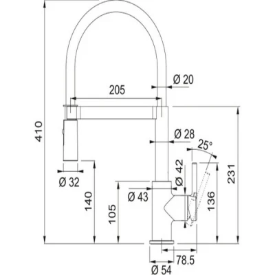 Смеситель Franke 115.0725.838 Franke 115.0725.838