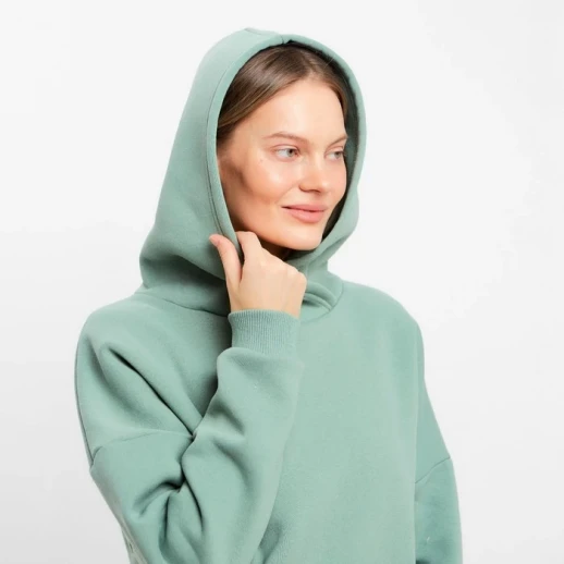 Худи с капюшоном НАЧЁС, цвет оливковый