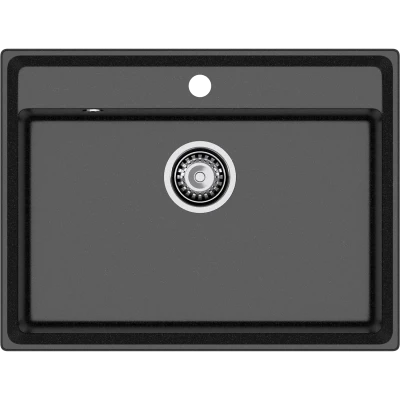 Кухонная мойка GRANFEST GranFest LEVEL LV-660 black