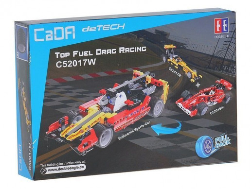 Конструктор CADA deTech драгстер совместим с C52016W, инерционный (151 деталь)