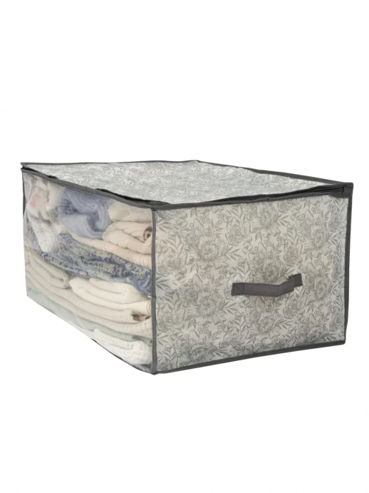 Короб для хранения Короб для хранения Grey Flower 60х50х35