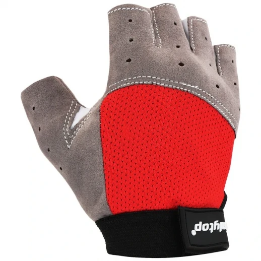 Перчатки спортивные ONLYTOP, р. M, цвет красный
