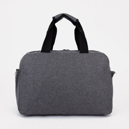 Сумка спортивная на молнии, 3 наружных кармана, цвет бордовый