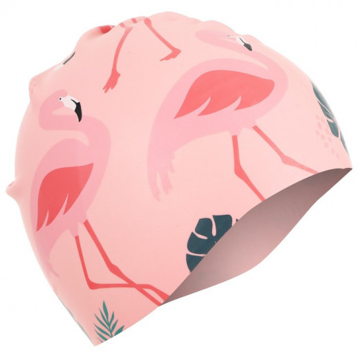 Шапочка для плавания детская ONLITOP «Фламинго», силиконовая, обхват 46-52 см