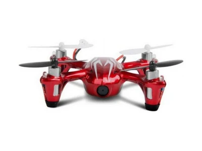 Р/У квадрокоптер Hubsan X4 HD камера 2.4G (красно-серебристый)