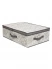 Короб для хранения Короб стеллажный Grey Flower 58х40х18