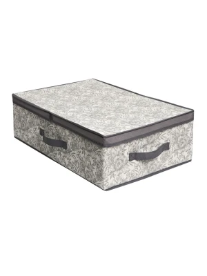 Короб для хранения Короб стеллажный Grey Flower 58х40х18