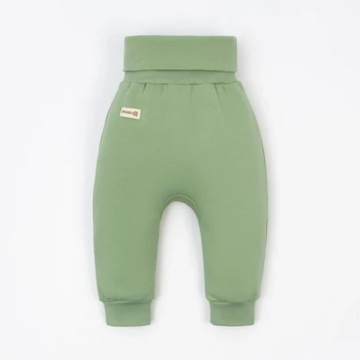 Ползунки-штанишки Крошка Я, BASIC LINE, цвет зелёный