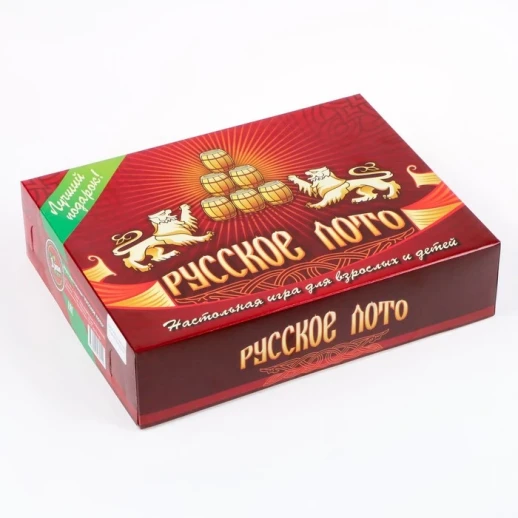 Русское лото "Два Грифона", 24 карточки, карточка 21 х 7.5 см