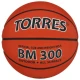 Мяч баскетбольный TORRES BM300, B00015, резина, клееный, 8 панелей, р. 5