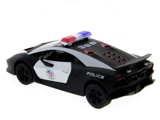 Машина Kinsmart 1:40 Lamborghini Police Sesto Elemento в асс. инерция (1/12шт.) б/к
