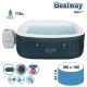 SPA бассейн Ibiza AirJet, 180 x 180 x 66 см, фильтр-насос, тент, дозатор для химии, аэромассаж, 60015 Bestway