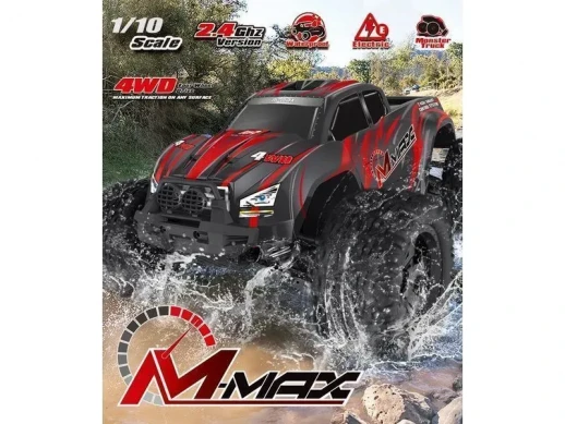 Радиоуправляемый монстр Remo Hobby MMAX (красный) 4WD 2.4G 1/10 RTR