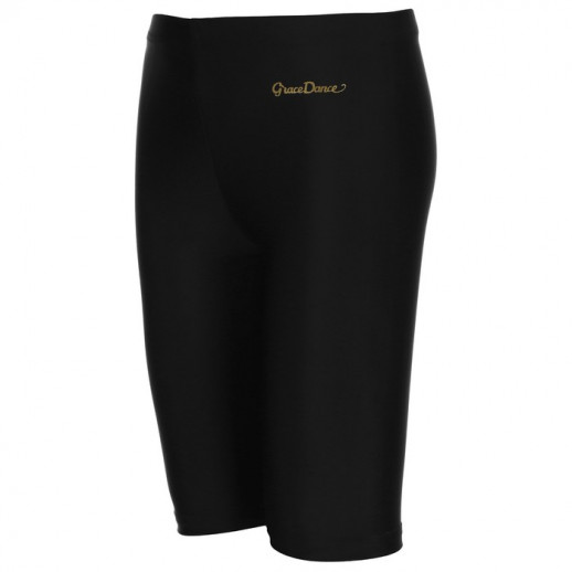 Велосипедки гимнастические Grace Dance, лайкра, р. 42, цвет чёрный