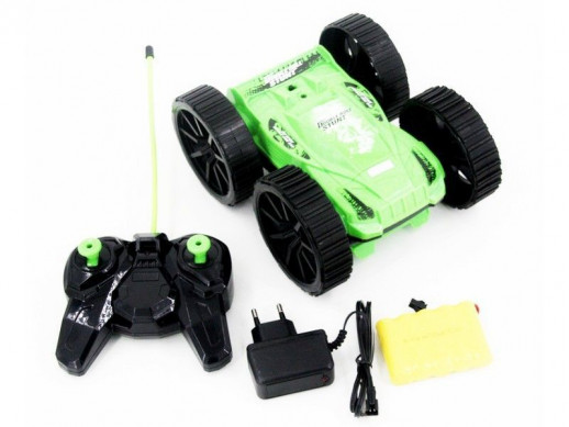 Р/У машинка-перевертыш Meiqibao 5588-603 Double Roll Stunt четырехколесная, акб