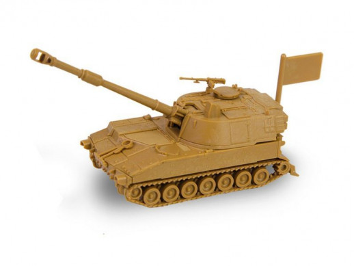 Сборная модель ZVEZDA Американская самоходная гаубица "М-109 А2", 1/100
