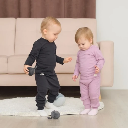 Ползунки-штанишки Крошка Я, BASIC LINE, цвет розовый