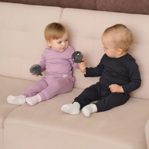 Ползунки-штанишки Крошка Я, BASIC LINE, цвет розовый