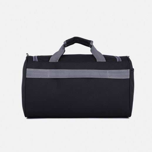 Сумка спортивная на молнии, 2 наружных кармана, длинный ремень, цвет бордовый