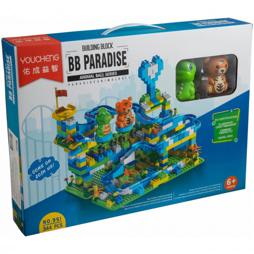 Конструктор ГЛАВИГРУШКА СM 4036 блочный 344 детали