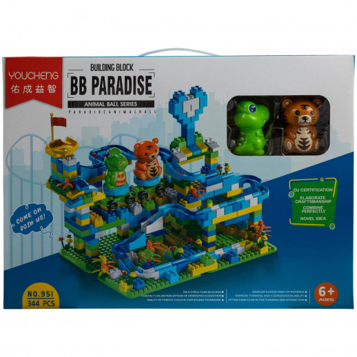 Конструктор ГЛАВИГРУШКА СM 4036 блочный 344 детали