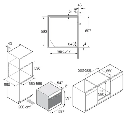 Встраиваемые электрические духовки ASKO ASKO Craft OP8687B