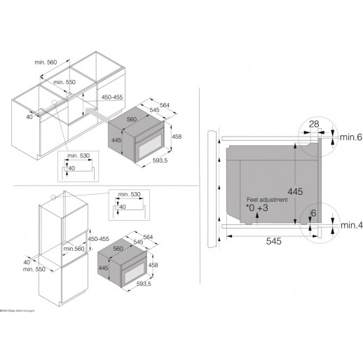 Встраиваемый духовой шкаф ASKO ASKO OCS54BGH