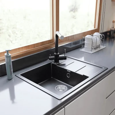 Кухонная мойка GRANFEST GranFest QUADRO Q-650L black