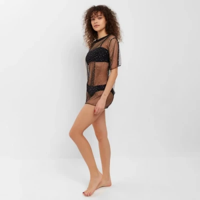 Купальник женский раздельный с туникой MINAKU цвет чёрный