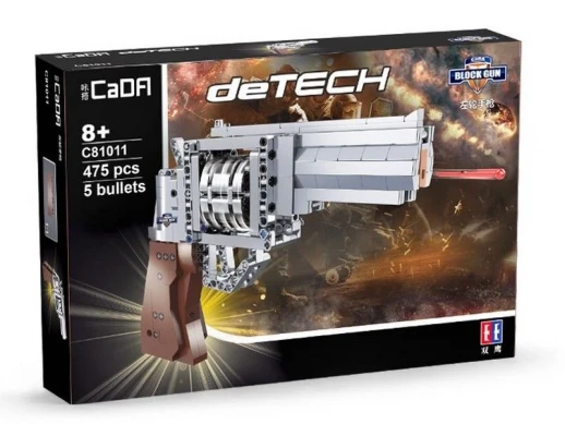Конструктор CADA deTech револьвер (475 деталей), (китайская коробка)