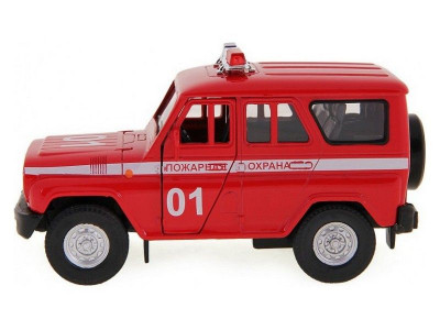 Машина Autotime "UAZ HUNTER" пожарная охрана 1:36