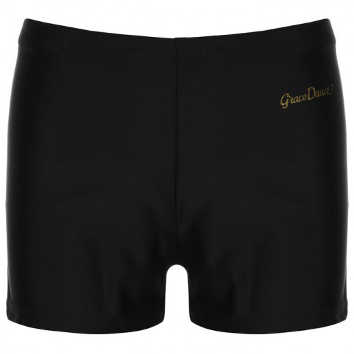 Шорты укороченные Grace Dance, р. 40, цвет чёрный