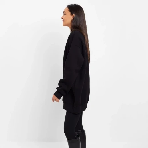 Джемпер (свитшот) женский MINAKU: Casual Collection цвет черный , р-р 48