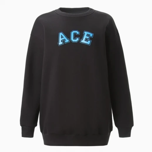 Джемпер (свитшот) женский MINAKU: Casual Collection цвет черный , р-р 48