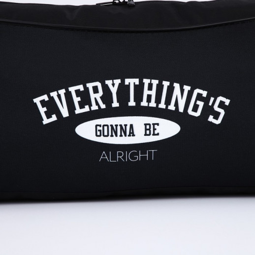 Сумка спортивная, 40 см х 24 см х 21 см, цвет чёрный