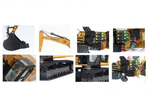 Радиоуправляемый экскаватор с гидравлической системой HUI NA TOYS 2.4G 22CH 1/16 RTR