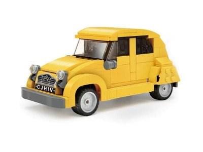 Конструктор CADA ретроавтомобиль Citroen 2CV 1/24, 298 деталей