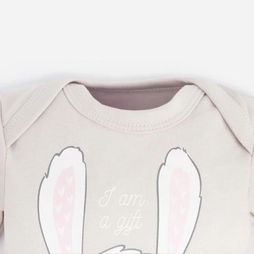 Комбинезон Крошка Я "Зайка", серый