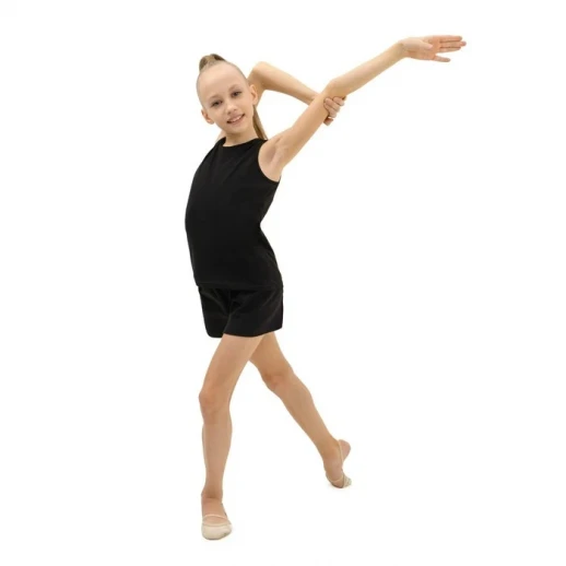 Майка спортивная Grace Dance, р. 46, цвет чёрный