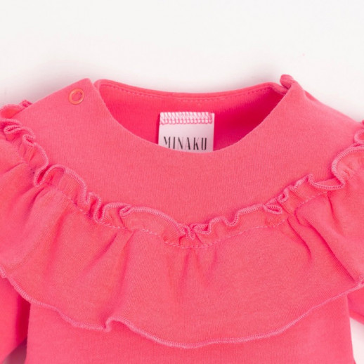 Боди для девочки MINAKU, цвет коралловый