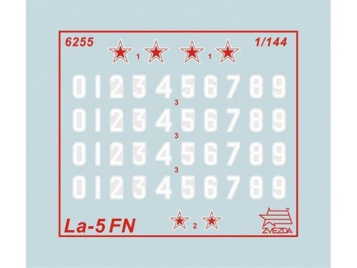 Сборная модель ZVEZDA Советский истребитель Ла-5ФН, 1/144