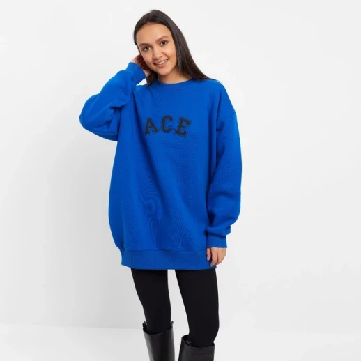 Джемпер (свитшот) женский MINAKU: Casual Collection цвет синий , р-р 48