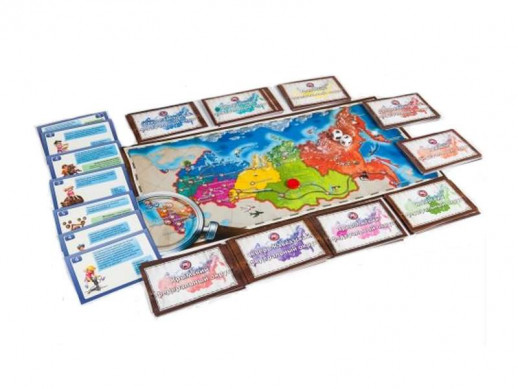 Настольная игра ZVEZDA "Я путешествую по России. Викторина"
