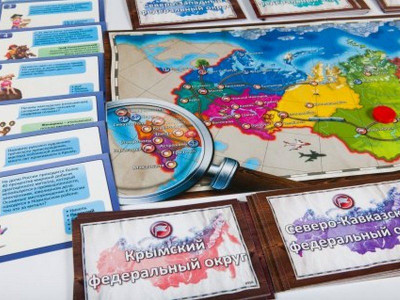 Настольная игра ZVEZDA "Я путешествую по России. Викторина"